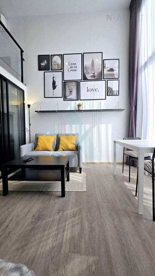 picture 🚩 For Rent Condo ORIGIN PLUG & PLAY NONTHABURI STATION Building 1, Floor 19,Duplex, Room size 34 sqm - 1/8