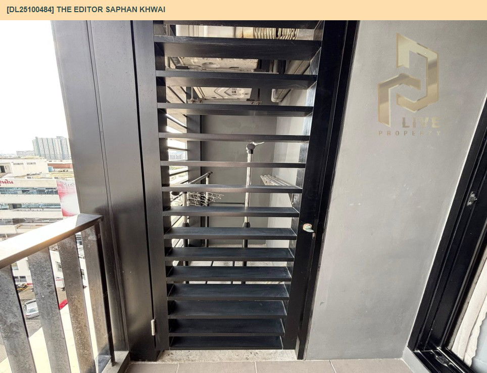picture DL25100484 Condo for rent, The Editor Saphan Khwai near BTS Saphan Khwai, ready to move in, call urgently 0638692663 LineID @655ebbvc - 17/18