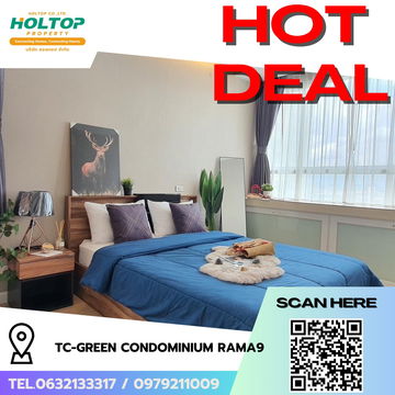 #R7010 🎉 201068 Condo for rent TC-Green Condominium Rama9