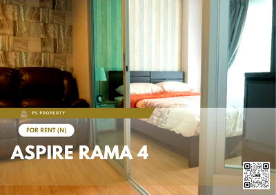 เช่าคอนโด BTS เอกมัย : ให้เช่า 📍 Aspire Rama 4 📍 เฟอร์นิเจอร์ และ เครื่องใช้ไฟฟ้าครบ ใกล้ BTS เอกมัย