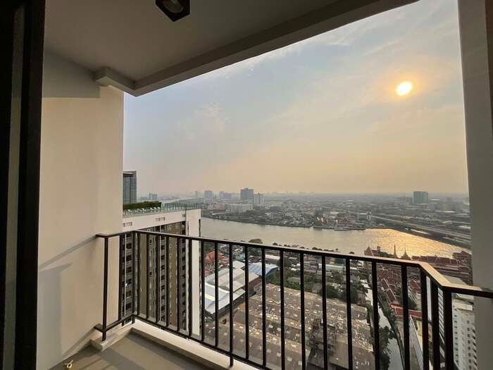 รูป 💥💥ให้เช่า Chapter One Flow Bangpo 2Bed2Bath 66 ตร.ม.ชั้น 33 แต่งครบ วิวสวย มองเห็นแม่น้ำเจ้าพระยาจัดเต็ม ที่จอดรถ 2 คัน!! สนใจ 066-149-8529💥💥 - รูปที่ 13/14