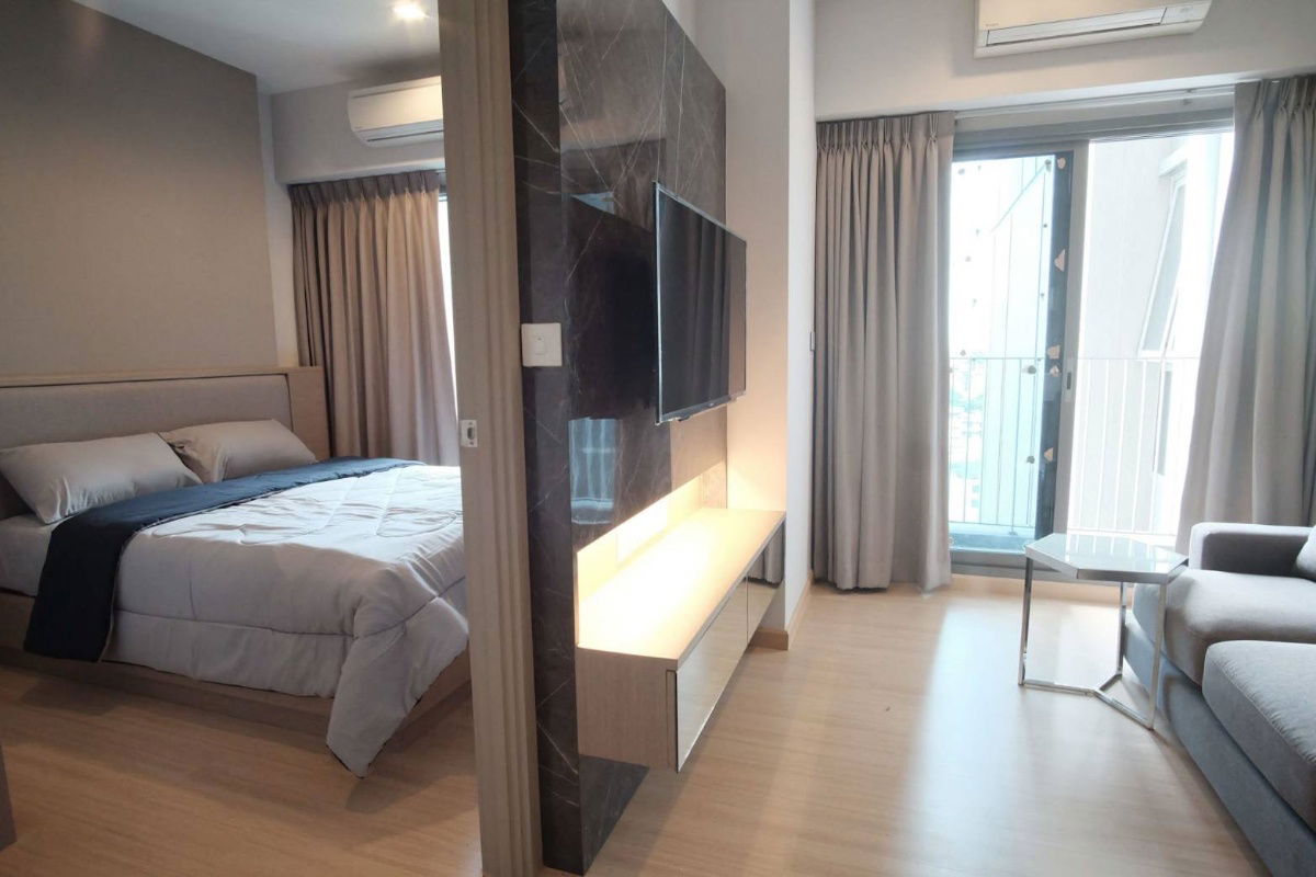 picture ★ Whizdom connect Sukhumvit ★ 26 sq m., 11th floor (1 bedroom, 1 bathroom), ★ near BTS Punnawithi ★ ★ complete electrical appliances ★ - 5/8