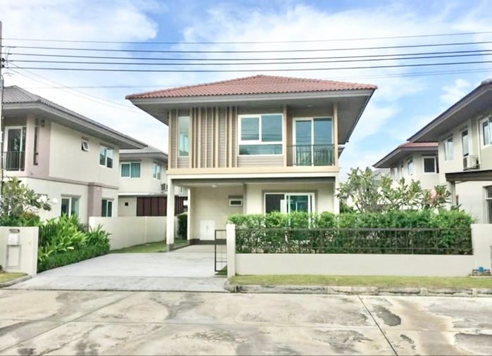 ให้เช่าบ้านคณาสิริ บางนา (Kanasiri Bangna) อยู่ถนนบางนา-ตราด ซอยแอเบค บางนา ต.บางบ่อ