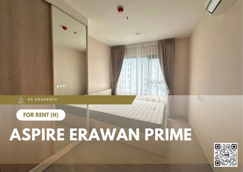 For rent 🔥 Aspire Erawan Prime 🔥 Fully furnished and equipped, near BTS Erawan