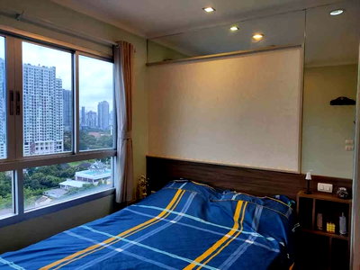 คอนโดให้เช่า : ให้เช่า ลุมพินี วิลล์ สุขุมวิท 77-2 มีเฟอร์นิเจอร์+เครื่องใช้ไฟฟ้าครบ