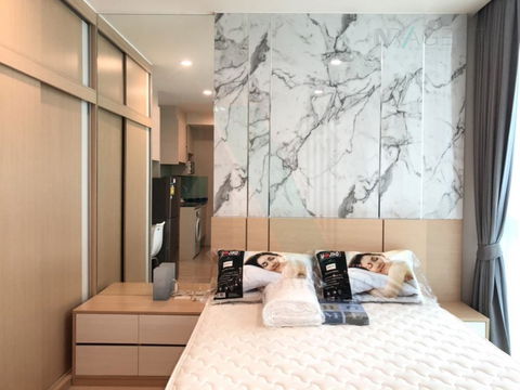 🎊 For Rent Condo NOBLE REVOLVE RATCHADA 2 Building 1, Floor 11,Studio, Room size 23.00 sqm