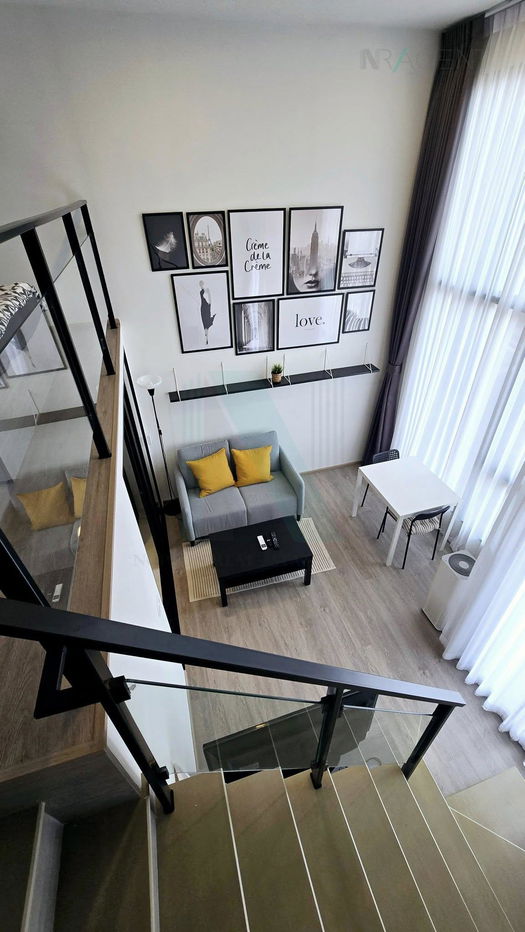 picture 🔺 For Rent Condo ORIGIN PLUG & PLAY NONTHABURI STATION Building 1, Floor 19,Duplex, Room size 34 sqm - 6/8