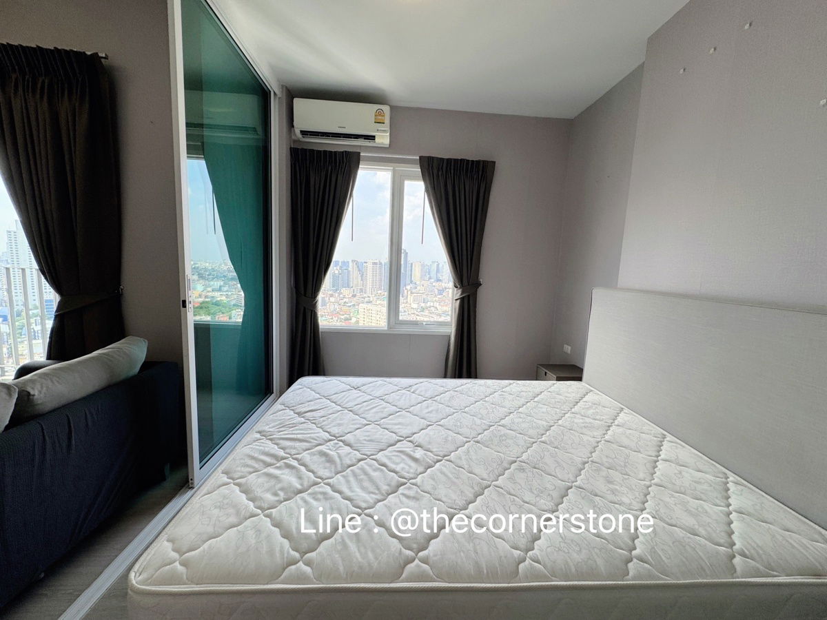 รูป ให้เช่า 12,500 บาท ห้องมุม  ⭐️𝐂𝐡𝐚𝐩𝐭𝐞𝐫 𝐎𝐧𝐞 𝐄𝐜𝐨 รัชดา-ห้วยขวาง⭐️ 30 ตร.ม., ชั้น 26 อาคาร C  [251348] - รูปที่ 5/9