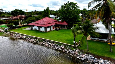 บ้านเดี่ยว ระยอง : Rock Garden Beach บ้านเดี่ยว ติดทะเล ระยอง  พื้นที่ 197.8 ตรว. 