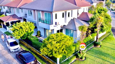 เช่าบ้านเดี่ยว ม.ราชมงคลธัญบุรี : ✅ 🏡 บ้านเดี่ยวพร้อมเข้าอยู่! หลังใหญ่สุดในโครงการ พร้อมสวน เลี้ยงสัตว์ได้! Life Bangkok Boulevard Rangsit 5 ห้องนอน 3