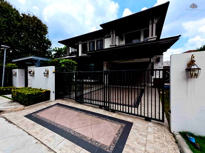 Houses for sale : Single house for sale, corner unit, Nantawan Pinklao-Ratchapruek project, in new condition, like never lived in.