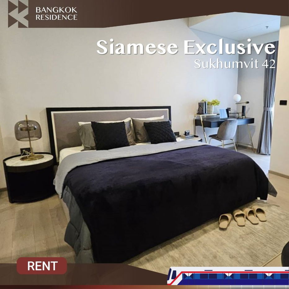 picture  Siamese Exclusive Sukhumvit 42 💫 Beautiful unit with quality furnishings ✨ Near BTS Ekkamai  - 1/7