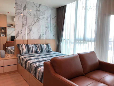 🎉 For Rent Condo NOBLE REVOLVE RATCHADA 2 Building 1, Floor 11,Studio, Room size 23.00 sqm