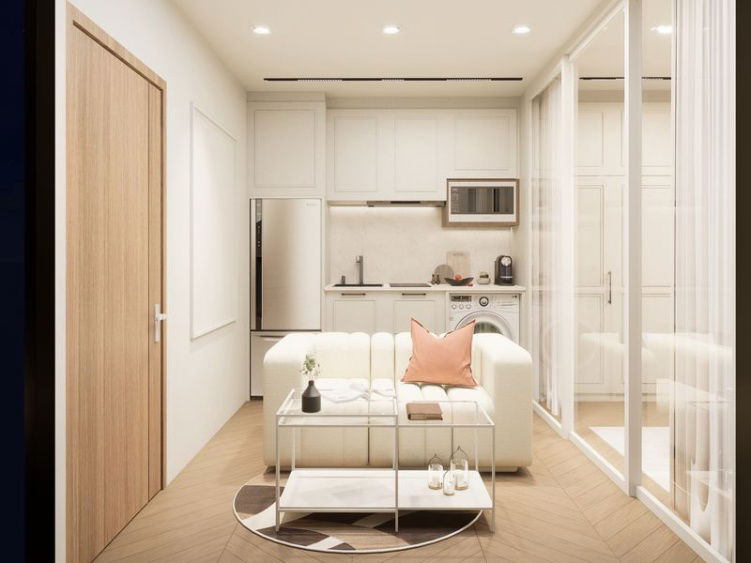 picture For Sale: Srithana Condo 1 1 Bedroom, 1 Bathroom, 26 sq.m., 7th Floor — Near Nimman (ID:1218CS) - 8/14