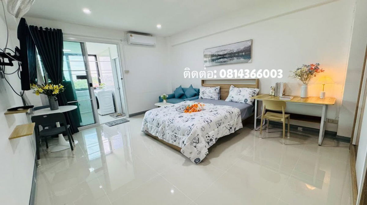 รูป มีโปรลด 300 บาททุกเดือน ให้เช่าคอนโด Fully Furnished  ใกล้ ม.กรุงเทพ ฟิวเจอร์พาร์ครังสิต  - รูปที่ 2/9