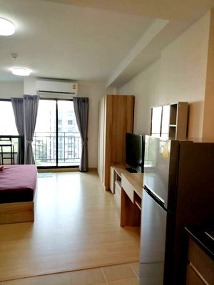 คอนโดให้เช่า : ให้เช่า คอนโด ศุภาลัย ซิตี้ รีสอร์ท พระราม 8   ตึก A ชั้น 7 ห้องสตูดิโอ ขนาด 34.45 ตร.ม. วิวสระว่ายน้ำ