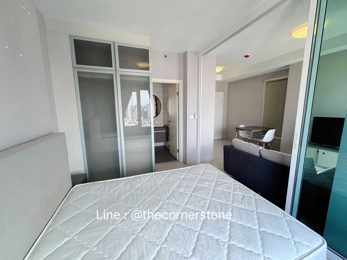 รูป ให้เช่า 12,500 บาท ห้องมุม  ⭐️𝐂𝐡𝐚𝐩𝐭𝐞𝐫 𝐎𝐧𝐞 𝐄𝐜𝐨 รัชดา-ห้วยขวาง⭐️ 30 ตร.ม., ชั้น 26 อาคาร C  [251348] - รูปที่ 4/9
