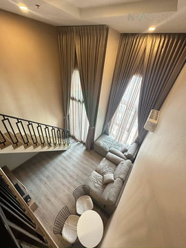 🚩 For Rent Condo KEN ATTITUDE RATTANATHIBET Building 1, Floor 17,Duplex, Room size 38.00 sqm