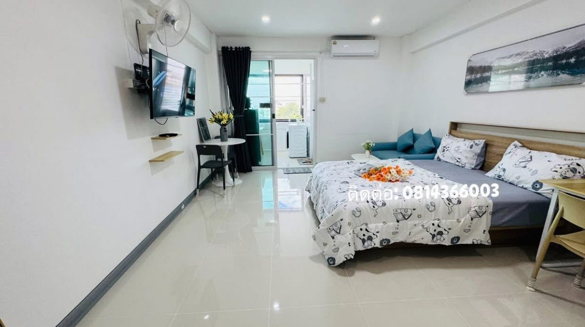 รูป มีโปรลด 300 บาททุกเดือน ให้เช่าคอนโด Fully Furnished  ใกล้ ม.กรุงเทพ ฟิวเจอร์พาร์ครังสิต  - รูปที่ 6/9