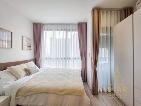 ✨ Renting condominiums for The Rich Rama 9 – Srinakarin ✨ Adjacent to Airport Link Huamark. Travel is convenient.