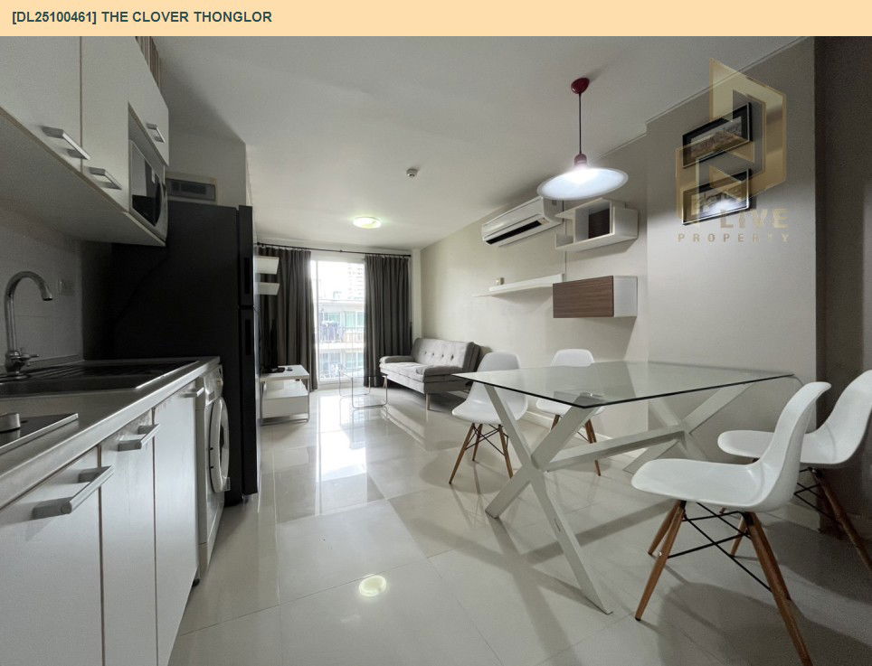 picture DL25100461 Condo for rent, The Clover Thonglor near BTS Thong Lo, ready to move in, call urgently 0638692663 LineID @534wlwof - 6/10