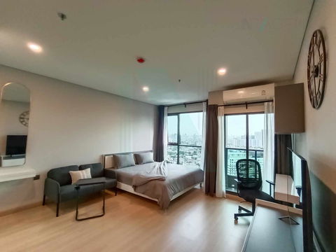 📌 For Rent Condo LUMPINI PARK PHAHON 32 Building 1, Floor 27,Studio, Room size 28.00 sqm