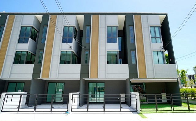 picture Mother of Mercy DuangKaew Plaza Market 450m. for rent-sale 3-storey townhouse 17 sq.wa. 210 sq.m. wi - 1/8