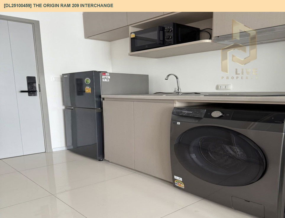 picture DL25100459 Condo for rent, The Origin Ram 209 Interchange near รถไฟฟ้าสายสีชมพู, ready to move in, call urgently 0638692663 LineID @897iyzll - 6/10