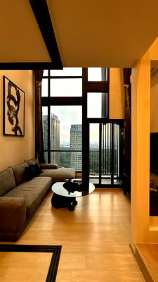 Condos for rent MRT Phahon Yothin : 🚩For Rent The Privacy Jatujak ✨1 Bed Loft-style duplex with 6-meter high ceiling 🚇 MRT Phahon Yothin /BTS Ha Yaek Lat Phrao