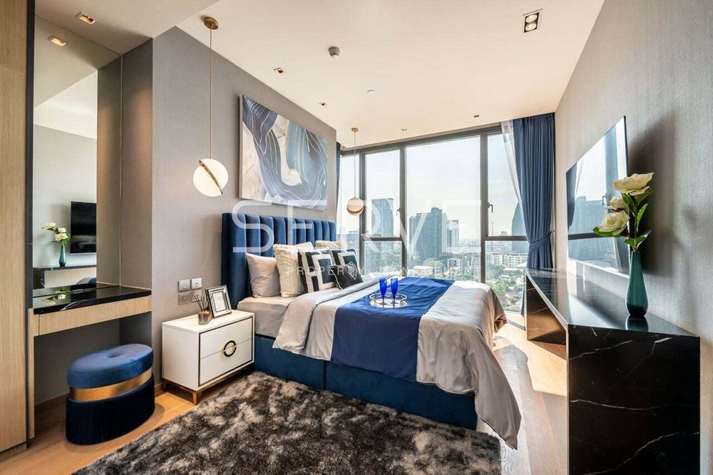 รูป 2 Beds with Bathtub Nice Decorate High Fl. 10+ Good Location Close to BTS Thong Lo 250 m. / For Rent-Beatniq Sukhumvit 32 - รูปที่ 2/6