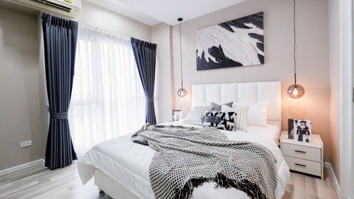 picture Condo for sale, The Key Chaengwattana, south-facing balcony, open view, unblocked, completely renovated, photos taken from the actual room SW003109 - 7/10