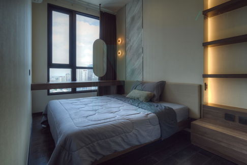 🚩 For Rent Condo PARK ORIGIN THONGLOR Building B, Floor 24,1 bed room, Room size 33.00 sqm