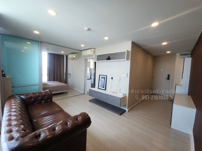 ให้เช่าเดอะคิวบ์ นวมินทร์-รามอินทรา ห้องมุม ห้องใหญ่ พร้อมอยู่ 📞097-2161939