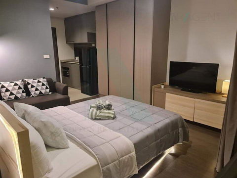 🔺 For Rent Condo IDEO SUKHUMVIT 93 Building A, Floor 35,Studio, Room size 26.00 sqm