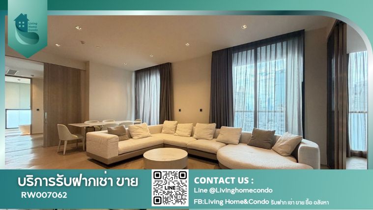 🏢ห้องหรู ใจกลางเมือง🏢ให้เช่าคอนโด The Reserve Sathorn ห้องตกแต่งสวย หรูหรา มีอ่างอาบน้ำ เฟอร์ครบ พร้อมอยู่ RW007062