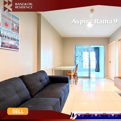 ขายคอนโด : 🩵 Best Deal! Modern design, Aspire Rama 9, near MRT Rama 9