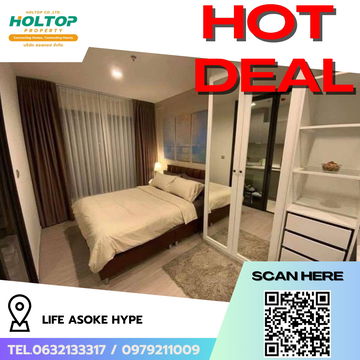 #R7058 🎉 211068 Condo for rent  Life Asoke Hype 