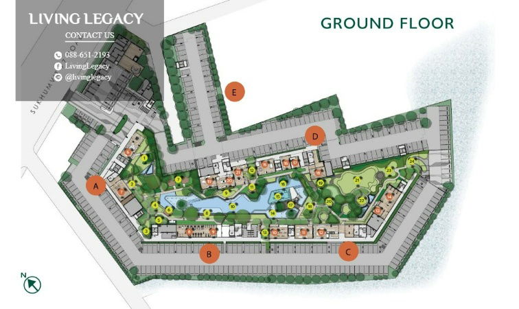 picture T4GNHI Condo For Rent Atmoz Oasis Onnut 24.11 Sq.M. Floor 7 Building e line id : @livinglegacy - 7/20