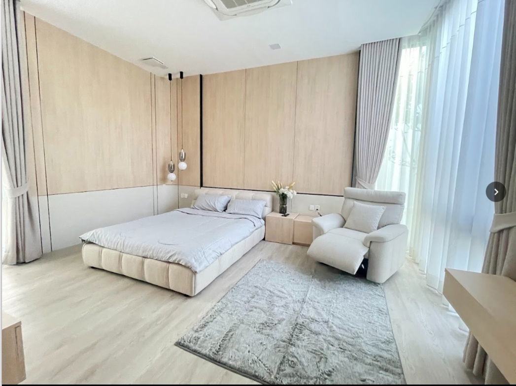 picture 💥CP-9189💥3-storey detached house for rent, Vive Krungthep Kreetha project, fully furnished, ready to move in 👉 Add Line @luxeliving - 1/48