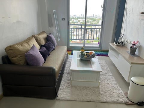 🎉 For Rent Condo RICH PARK @ BANGSON STATION Building 1, Floor 19,1 bed room, Room size 30 sqm