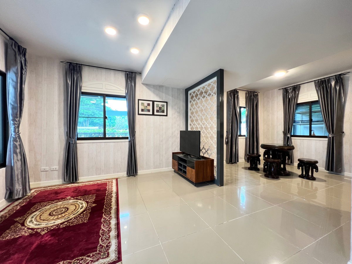 รูป ให้เช่า ทาวน์โฮม พฤกษาวิลล์ พัฒนาการ 38 หลังมุม สวนกว้าง วิว Club house  - รูปที่ 5/24