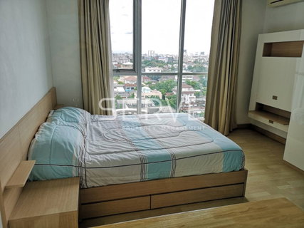 รูปภาพ 1 Bed Nice Room  Good view Closed Kitchen Perfect Location Next to MRT Ratchadaphisek  Exit 4  @  Rhythm Ratchada 