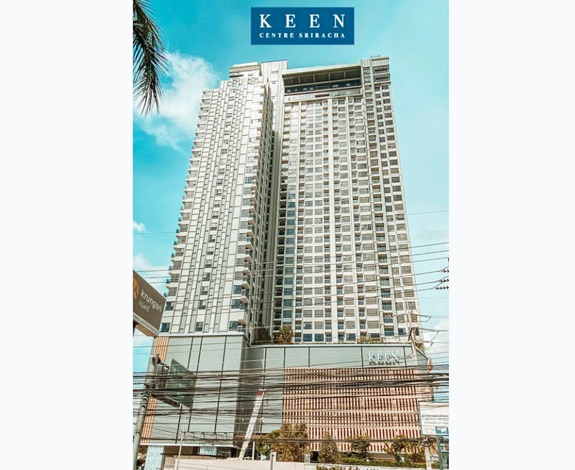 รูป Call : 065-656-9588 Condo Keen Centre​ Sriracha ตรงข้ามโรบินสัน ศรีราชา 35 ตรม 1 นอน ชั้น18 วิวภูเขา ตะวันออก ตกแต่งครบ - รูปที่ 11/13