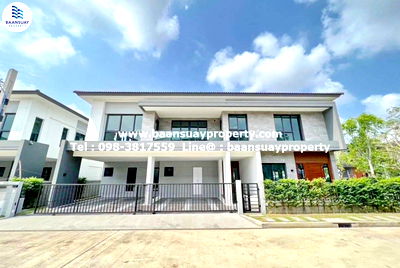 บ้านเดี่ยวให้เช่า : ให้เช่า บ้านเดี่ยว 2 ชั้น The City บางนา  พร้อมหิ้วกระเป๋าเข้าอยู่ ใกล้ Mega บางนา