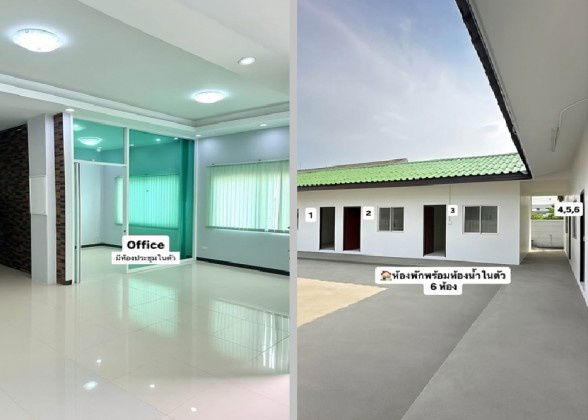 รูป  ให้เช่าพื้นที่ทำธุรกิจ / เนอสซิ่งโฮม , Office , ร้านนวด สปา , ห้องพักพนักงาน / ทำเล บางนา ตราด กม.6  / บ้าน Renovate ใหม่ / เหมาะหลากหลายธุรกิจ - รูปที่ 3/6