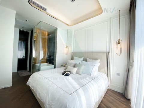 🚩 For Rent Condo 28 CHIDLOM Building T, Floor 25,1 bed room, Room size 44 sqm