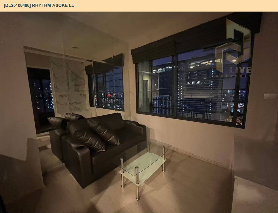 picture DL25100490 Condo for rent, Rhythm Asoke ll near MRT พระราม 9, ready to move in, call urgently 0638692663 LineID @534wlwof - 11/12