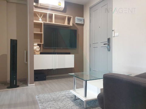 For rent, The Parkland Charan-Pinklao, 1 bedroom, 15th floor, Building C, near Tesco Lotus Pinklao.