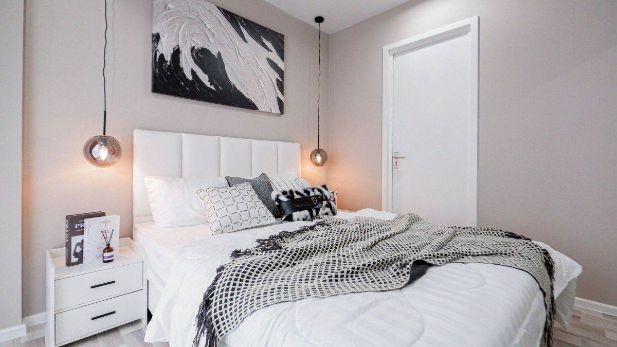 picture Condo for sale, The Key Chaengwattana, south-facing balcony, open view, unblocked, completely renovated, photos taken from the actual room SW003109 - 6/10