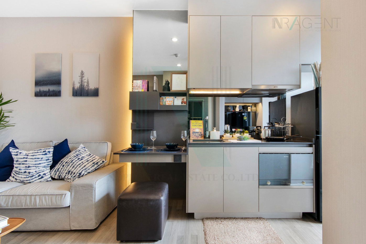 picture 🎊 For Rent Condo THE ROOM SUKHUMVIT 69 Building 1, Floor 7,1 bed room, Room size 35.00 sqm - 6/8